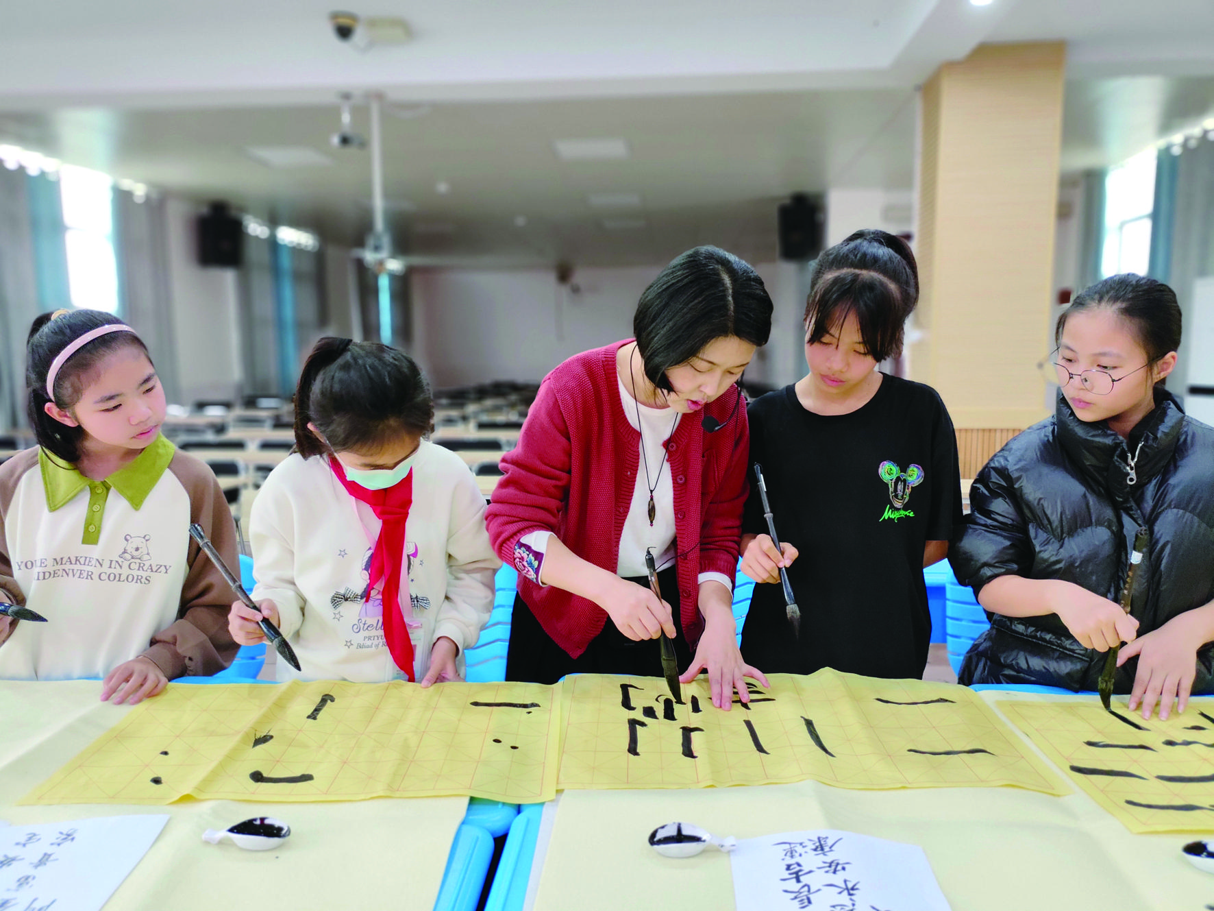 书法培训进校园